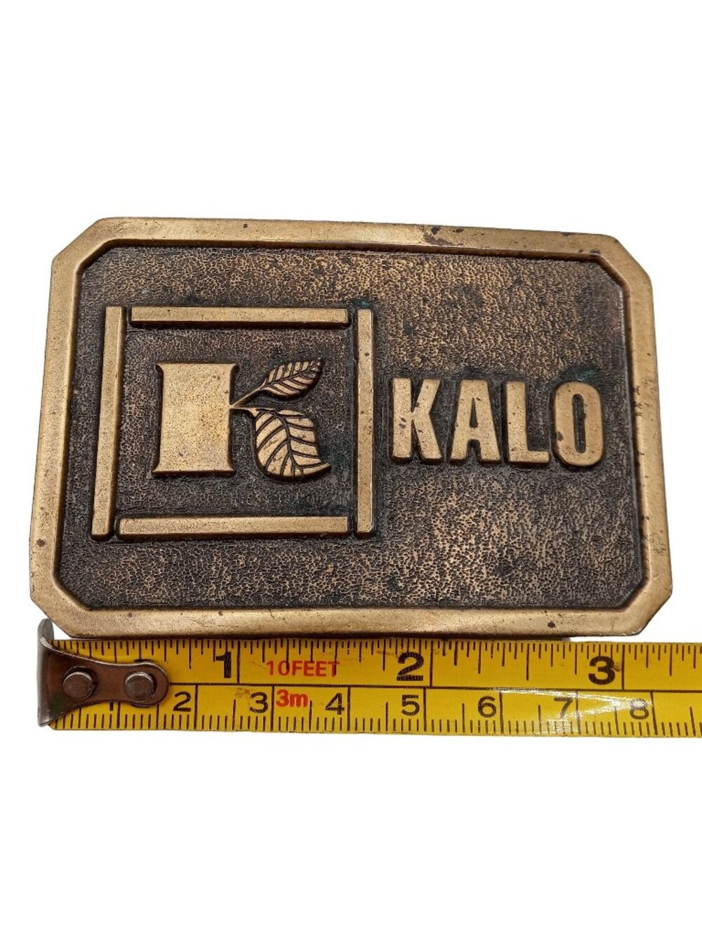 Kalo Labs Belt Buckle Vintage Farming Agriculture Farmer Promo Advertising